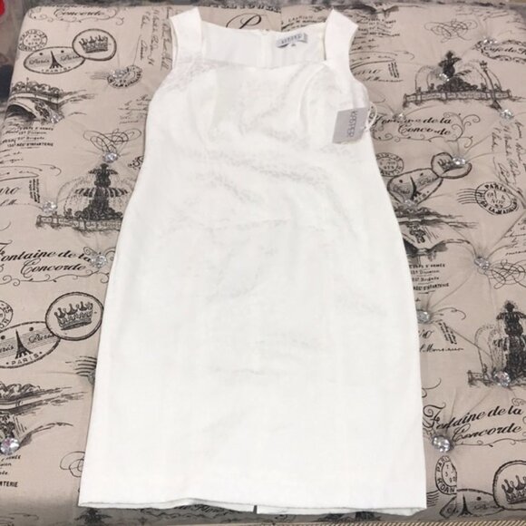 Kasper Tonal-Print Sheath Dress - Picture 4 of 10